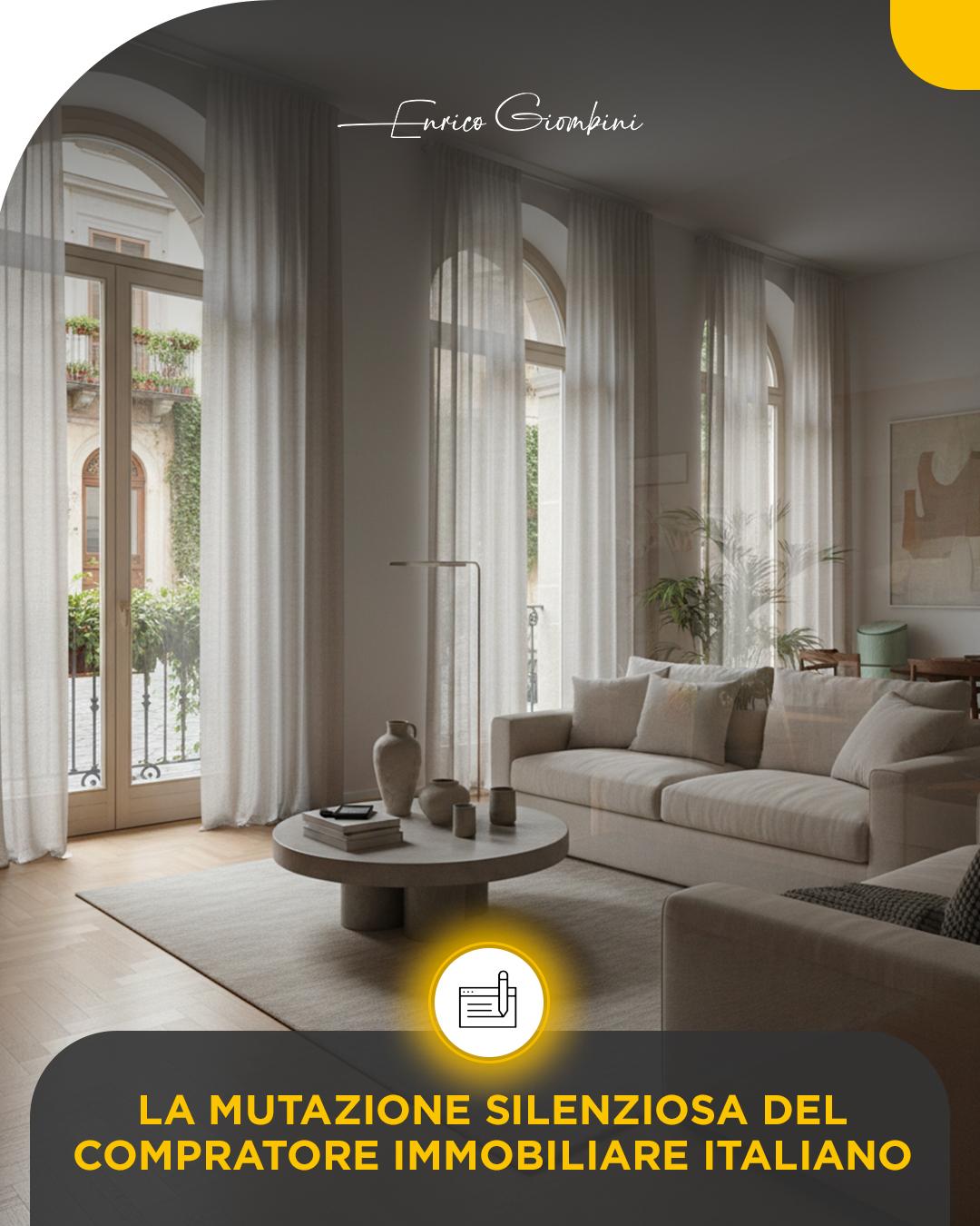 La mutazione silenziosa del compratore immobiliare italiano